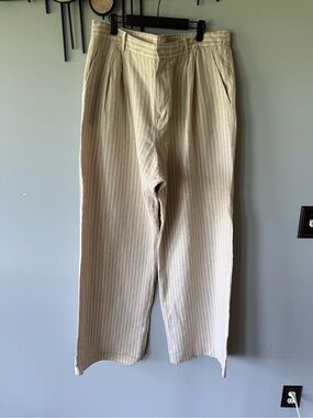GAP Beige Striped Men's Chinos